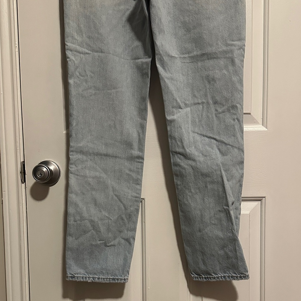 Madewell Light Blue Straight Leg Jeans - 28T - Picture 7 of 9
